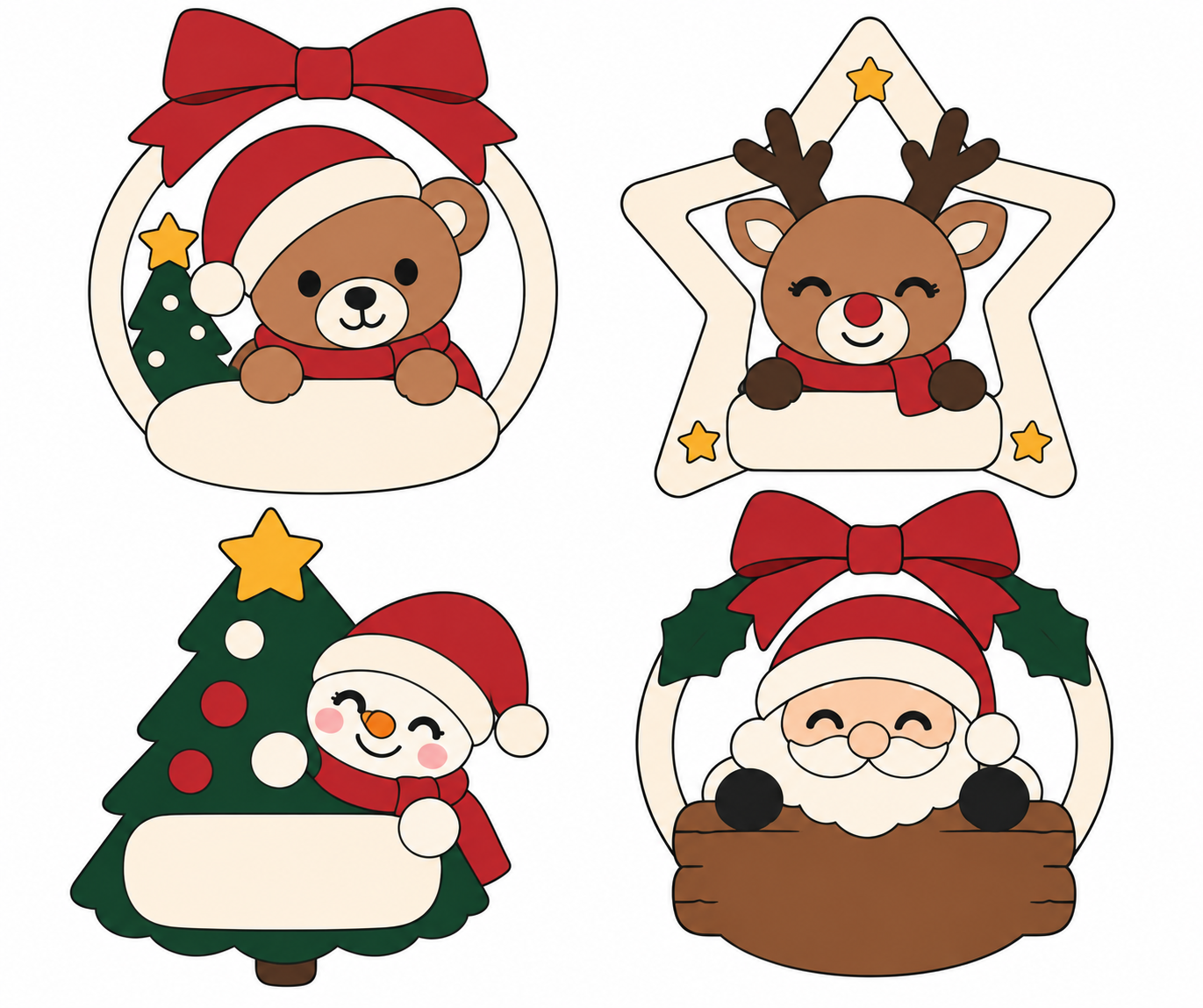 Ornamentos de Natal Personalizados